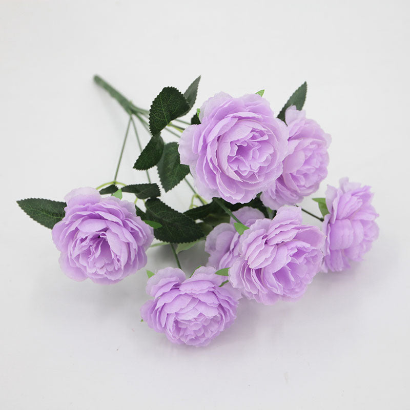 13.7 Inch Mini Ranunculus Bush Artificial Flowers Bulk Quantity