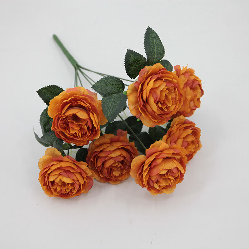 13.7 Inch Mini Ranunculus Bush Artificial Flowers Bulk Quantity