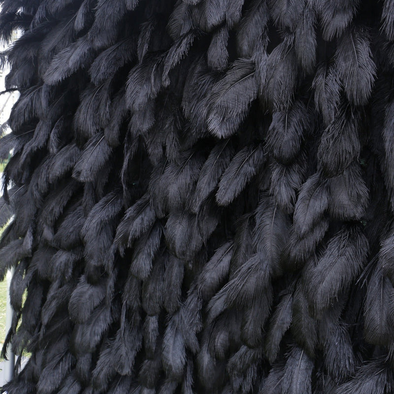 5D Feather Artificial Flower Wall Arrangement for Event Panels, Bulk Quantity