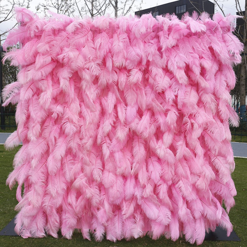 5D Feather Artificial Flower Wall Arrangement for Event Panels, Bulk Quantity
