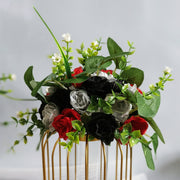 10 Pcs Artificial Rose Flower Balls for Wedding Decor, 6 Inch Silk Kissing Ball Arrangements