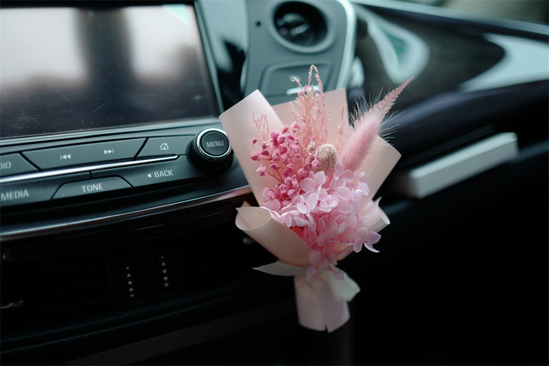 Artificial Flower Bouquet Vent Clip Car Decoration Air Freshener Accessory