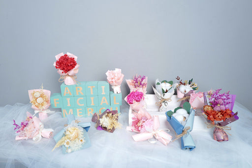 Artificial Flower Bouquet Vent Clip Car Decoration Air Freshener Accessory