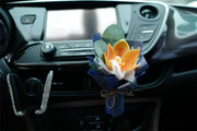 Artificial Flower Bouquet Vent Clip Car Decoration Air Freshener Accessory