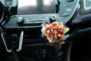 Artificial Flower Bouquet Vent Clip Car Decoration Air Freshener Accessory