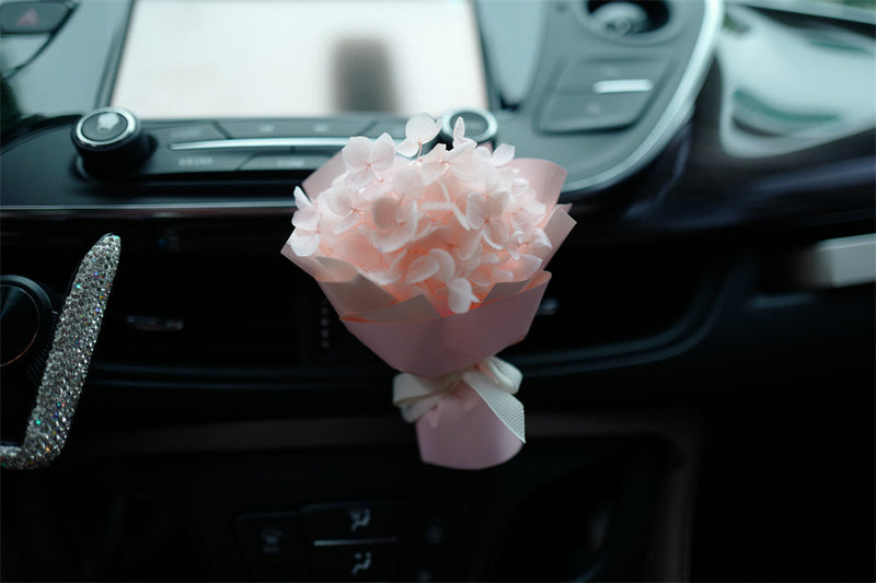 Artificial Flower Bouquet Vent Clip Car Decoration Air Freshener Accessory