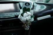 Artificial Flower Bouquet Vent Clip Car Decoration Air Freshener Accessory