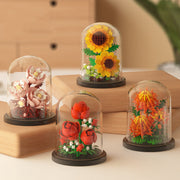 Artificial Flower Bouquet Building Set 50 Pcs Bulk Floral Stems for DIY Arrangements