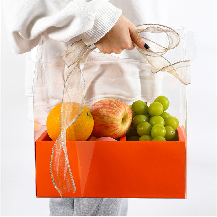 DIY Two-Compartment Bulk Flower Gift Box with Handle for Floral Arrangements