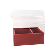 DIY Two-Compartment Bulk Flower Gift Box with Handle for Floral Arrangements