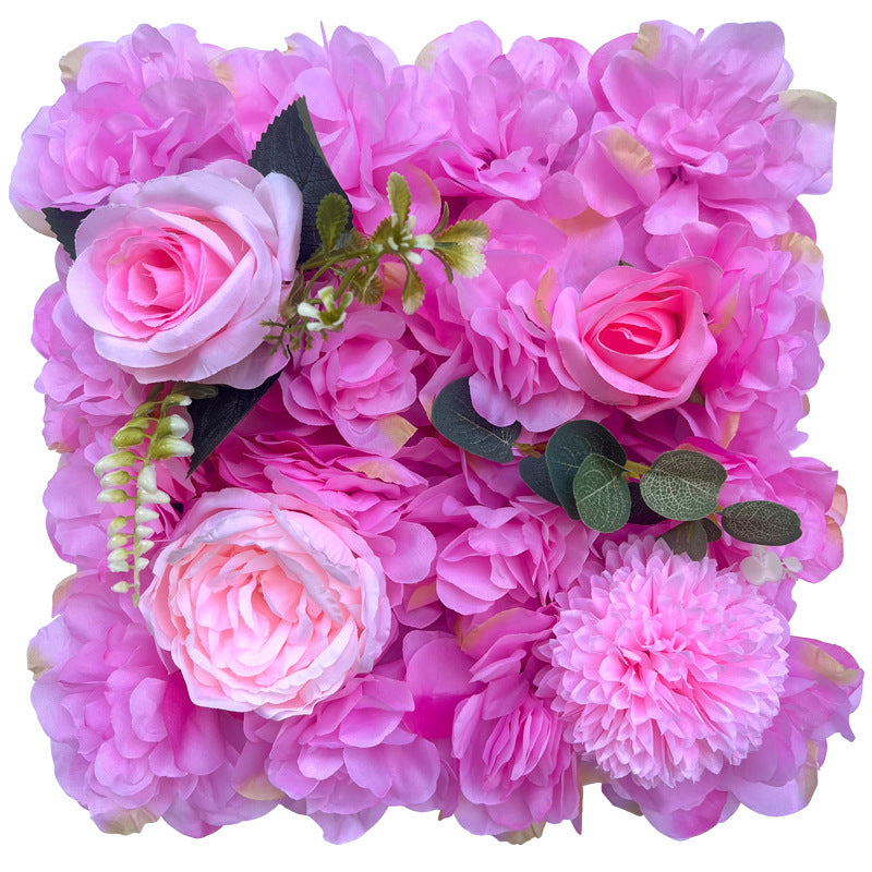 10 Pcs 10x10 Inch Artificial Flower Wall Panels for Wedding Bridal Baby Shower Party Photography Decoration