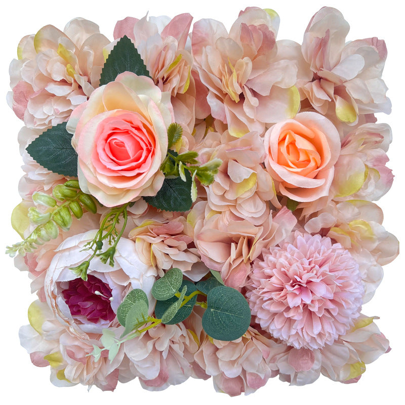 10 Pcs 10x10 Inch Artificial Flower Wall Panels for Wedding Bridal Baby Shower Party Photography Decoration
