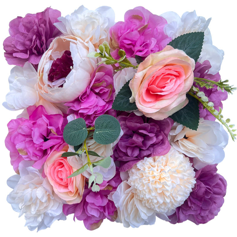 10 Pcs 10x10 Inch Artificial Flower Wall Panels for Wedding Bridal Baby Shower Party Photography Decoration