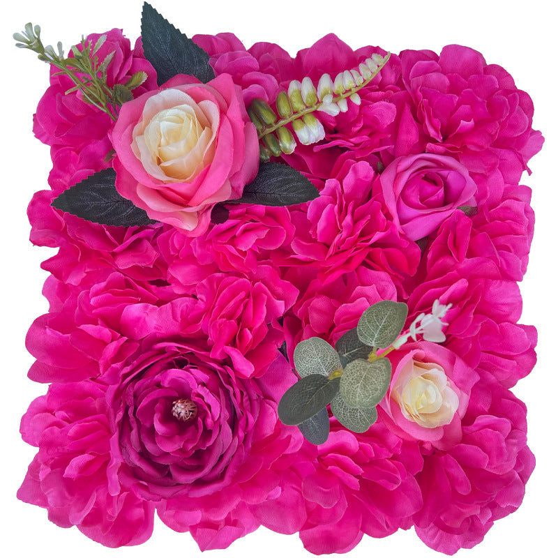 10 Pcs 10x10 Inch Artificial Flower Wall Panels for Wedding Bridal Baby Shower Party Photography Decoration