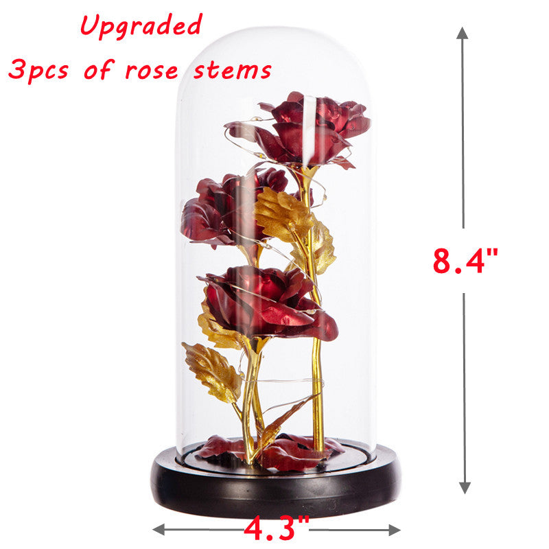 10 Pcs Artificial Silk Rose Flowers Bulk Bouquet for Valentine’s Day Birthday Gifts
