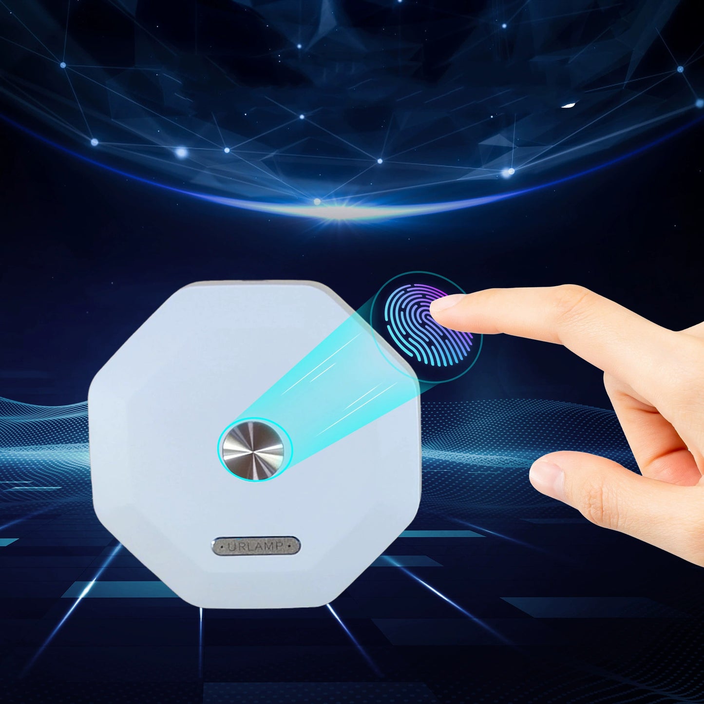 Foldable Magnetic Rotating Origami Ambient Lamp - Creative Home & Camping Night Light Gift