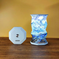 Foldable Magnetic Rotating Origami Ambient Lamp - Creative Home & Camping Night Light Gift
