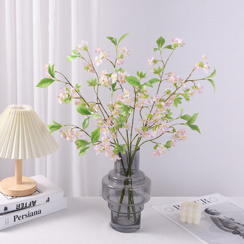 22.4 Inch Fontanesia Blossom Branch Stems, 6 Pcs Artificial Spring Flowers