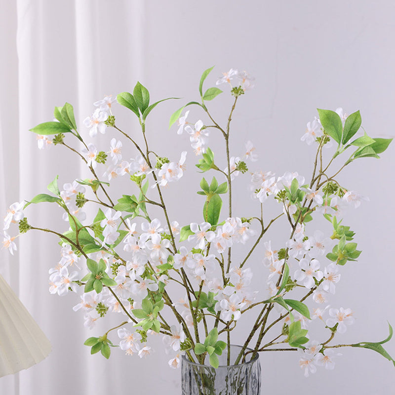 22.4 Inch Fontanesia Blossom Branch Stems, 6 Pcs Artificial Spring Flowers