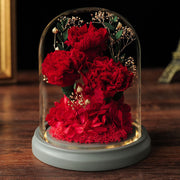 Forever Preserved Artificial Carnation Flowers for Mom – Luxury Gift Bouquet