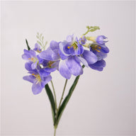 Wedding Floral Decor Artificial Freesia Stems, 25 in Real-Touch Faux Flowers for Venue Styling