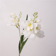 24 Inch Artificial Freesia Spray Stems, 24 Pcs Real Touch Silk Flowers Bulk
