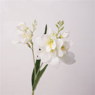 Wedding Floral Decor Artificial Freesia Stems, 25 in Real-Touch Faux Flowers for Venue Styling