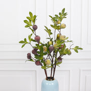 36 Inch Artificial Fig Fruit Stems Extra Long Bulk 36 Pcs Silk Stems
