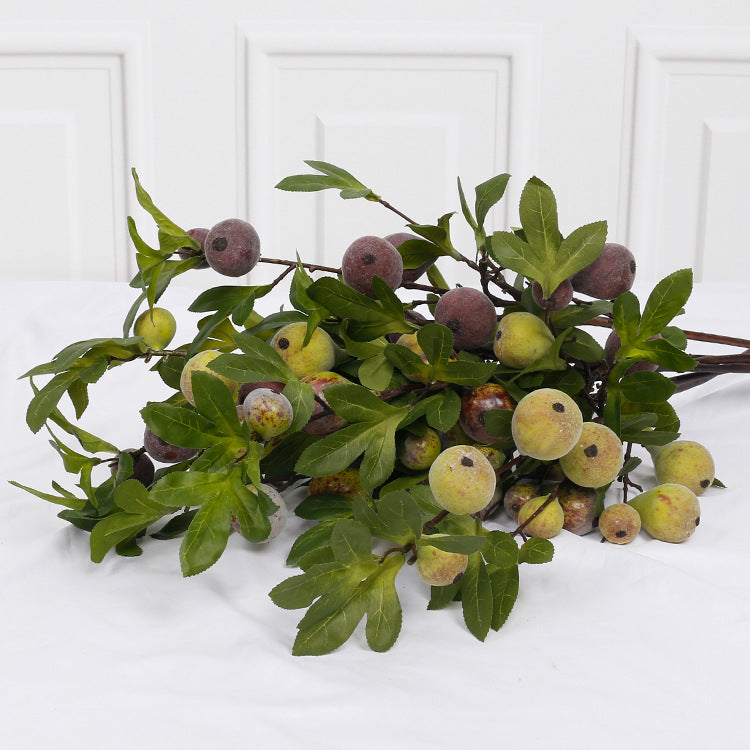 36 Inch Artificial Fig Fruit Stems Extra Long Bulk 36 Pcs Silk Stems