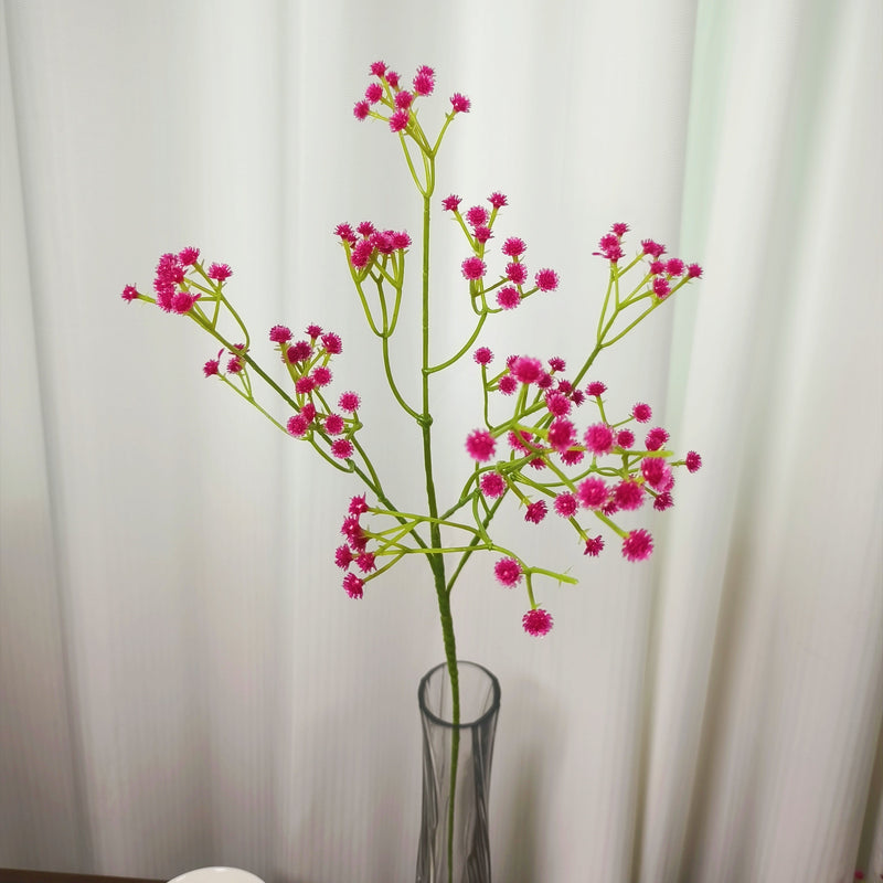 23.6 Inch Baby's Breath Artificial Flowers 10 Pcs Real Touch Silk Stems for Crafts DIY Wedding Party Home Garden Office