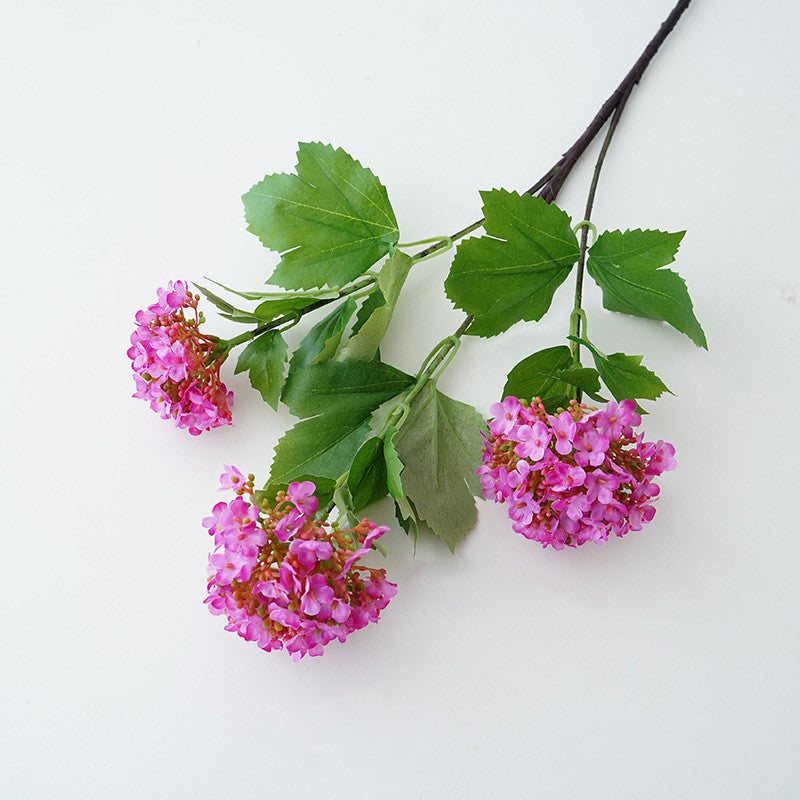 27 Inch Snowball Hydrangea Stems 10 Pcs Artificial Silk Blossom Spray Flowers