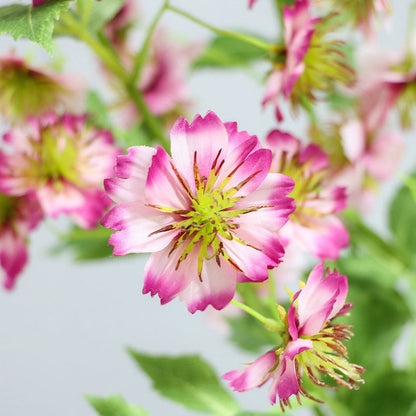 27.5" Scabious Spray Stems Silk Floral Branches Artificial Wholesale