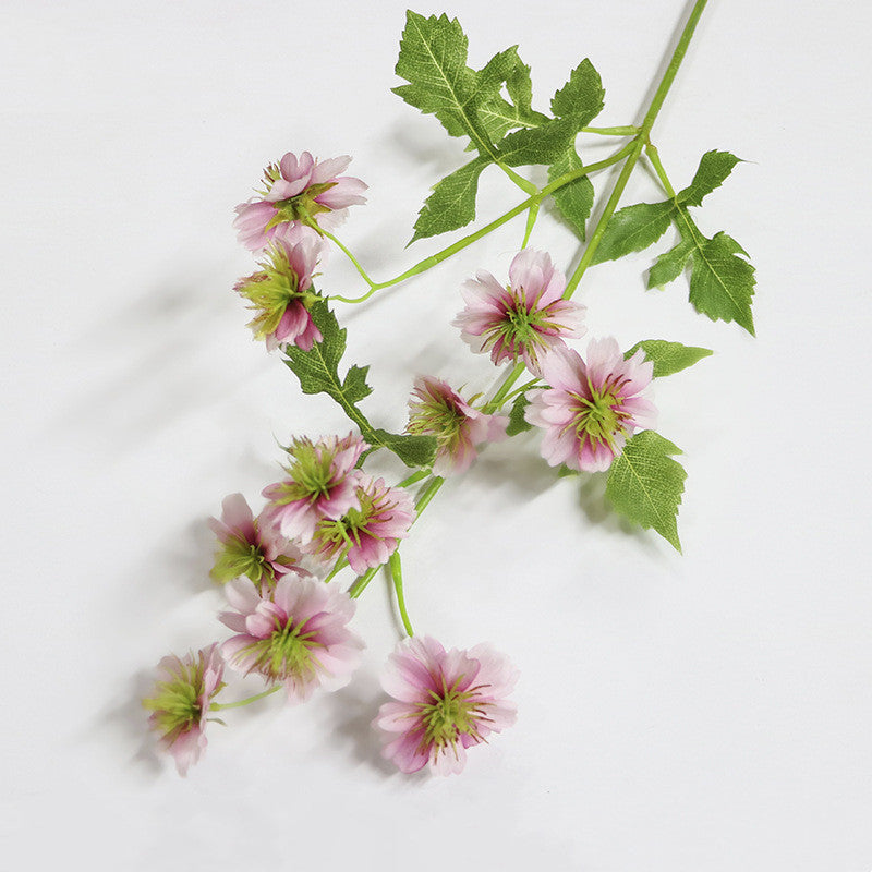 27.5 Inch Artificial Silk Scabious Spray Stems Bulk Floral Branches