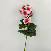 10 Pcs Artificial Silk Geranium Stems Branches 18 Inch Spring Flowers Bulk