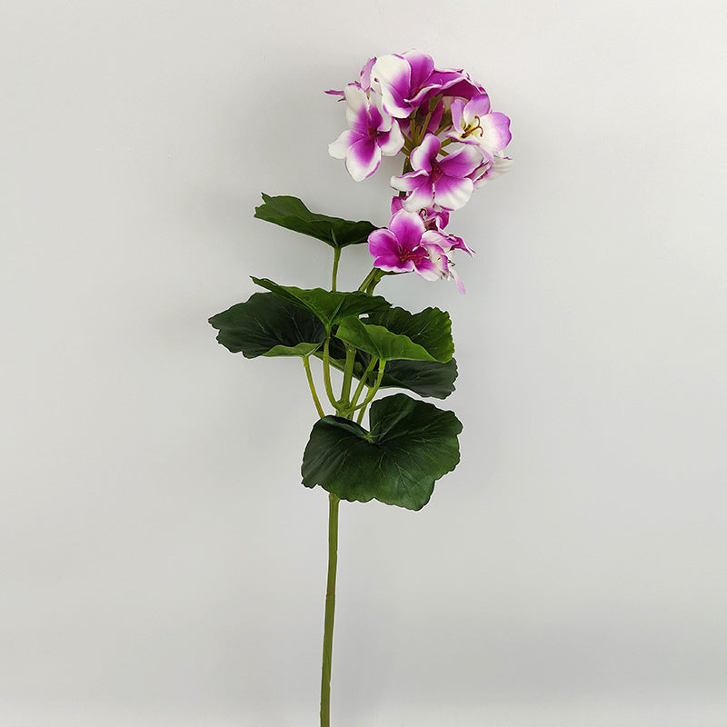 10 Pcs Artificial Silk Geranium Stems Branches 18 Inch Spring Flowers Bulk