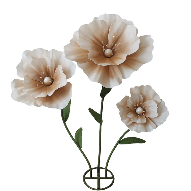 62 Inch Giant Artificial Poppy Flowers Bulk 10 Pcs Wedding Party Decoration