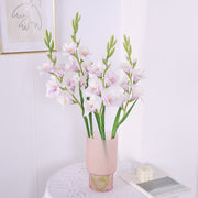 35 Inch Extra Tall Gladiolus Stem Silk Flowers Bulk Faux Spring Floral Arrangement