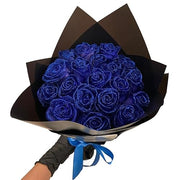 30 Pcs Artificial Glitter Roses Bouquet, 12 Inch DIY Silk Flowers for Weddings Anniversary