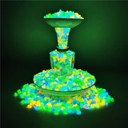 290 Pcs Glowing in Dark Artificial Crystal Vase Fillers for Christmas Arrangements Bulk Pack