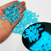 290 Pcs Glowing in Dark Artificial Crystal Vase Fillers for Christmas Arrangements Bulk Pack