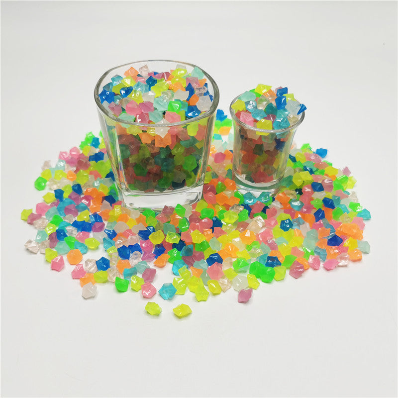 290 Pcs Glowing in Dark Artificial Crystal Vase Fillers for Christmas Arrangements Bulk Pack
