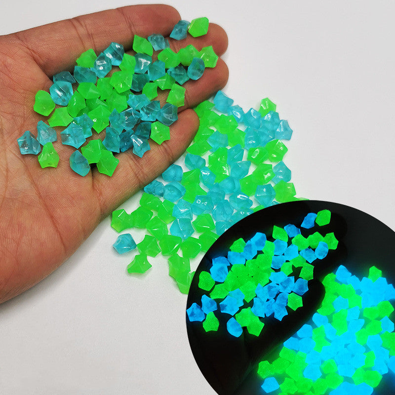 290 Pcs Glowing in Dark Artificial Crystal Vase Fillers for Christmas Arrangements Bulk Pack