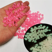 290 Pcs Glowing in Dark Artificial Crystal Vase Fillers for Christmas Arrangements Bulk Pack