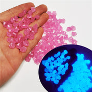 290 Pcs Glowing in Dark Artificial Crystal Vase Fillers for Christmas Arrangements Bulk Pack