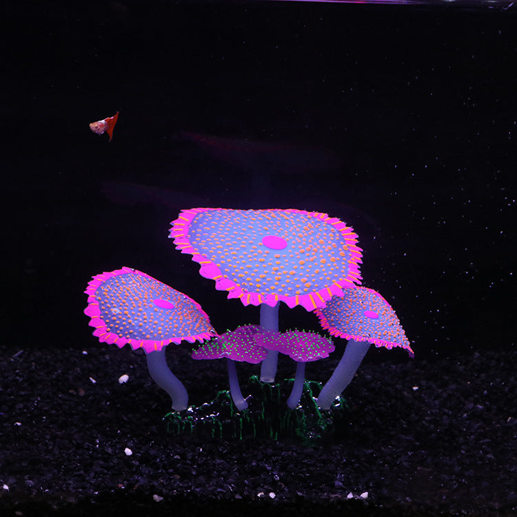 Glowing Coral Fish Tank Ornaments, Artificial Glow Plants for Aquarium, Bulk Quantity
