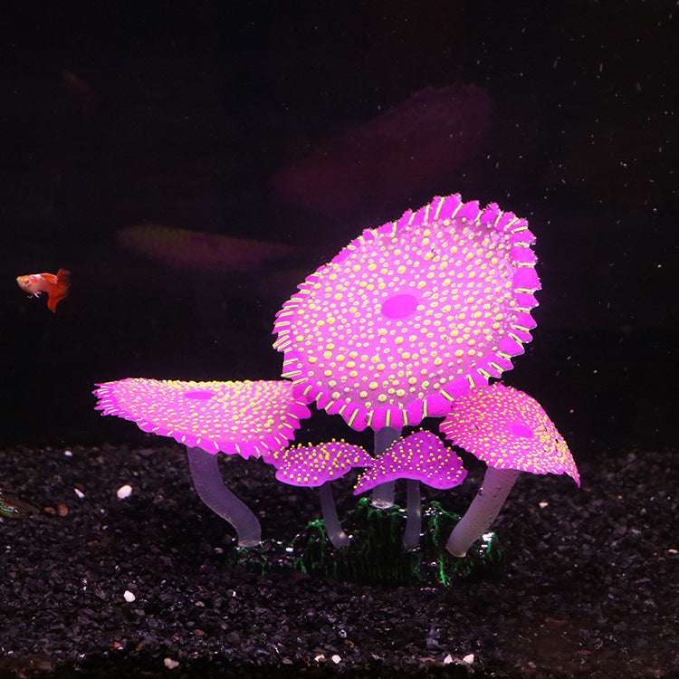 Glowing Coral Fish Tank Ornaments, Artificial Glow Plants for Aquarium, Bulk Quantity
