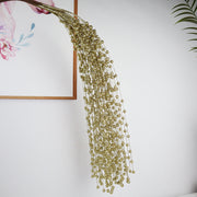 5 Pcs Artificial Glitter Berry Long Stems Christmas Flower Arrangement Decoration
