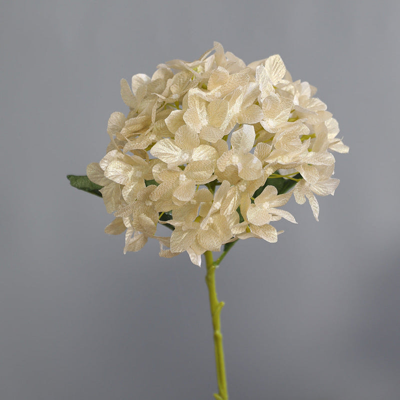 2025 Artificial Hydrangea Stems 10 Pcs Shiny Silk Flowers for Wedding Party Decorations