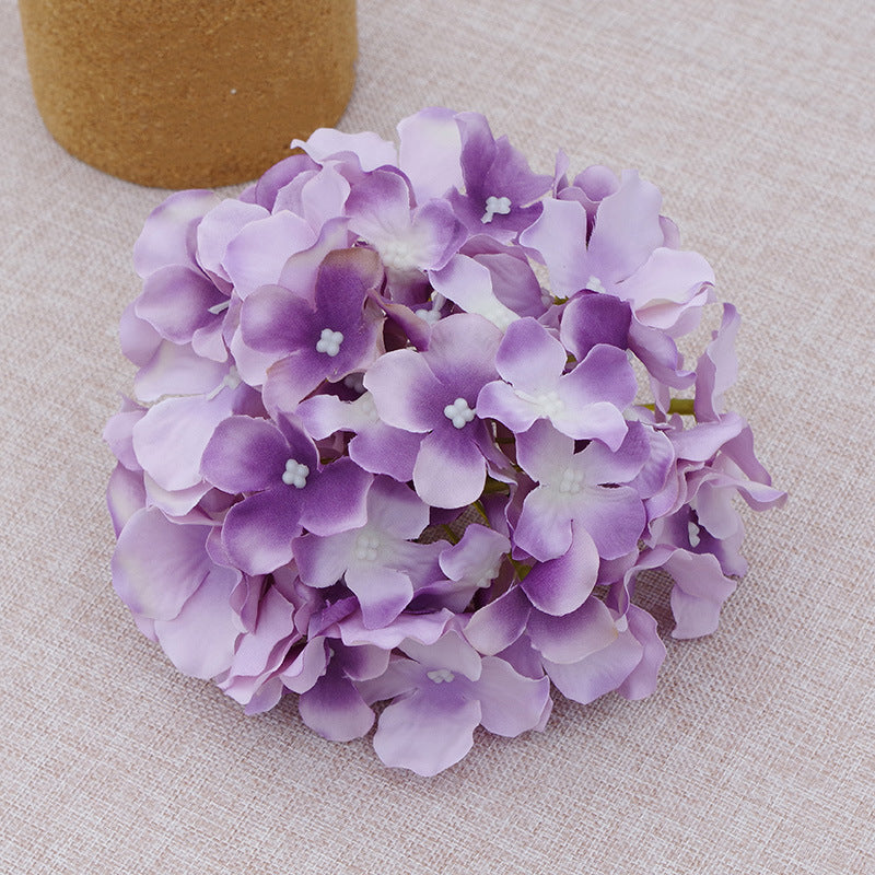 26-Color Silk Hydrangeas Artificial Flowers with Detachable Stems for DIY Floral Arrangements
