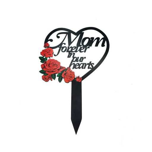 Artificial Flower Grave Stakes for Memorial Cemetery Decorations, Bulk Quantity, Durable Artificial Material